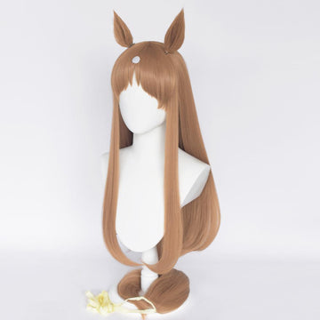 Anime Pretty Derby Grass Wonder Cosplay Peluca Cabello Sintético Resistente al Calor Carnival Halloween Fiesta